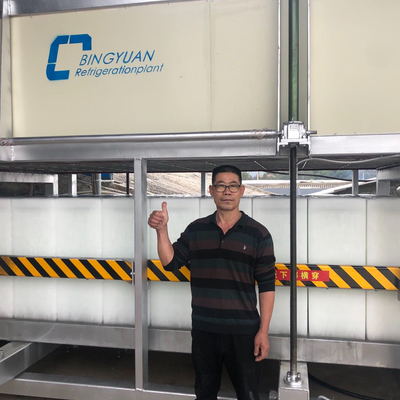 Máy làm đá khối 10T cho tủ lạnh Máy làm đá làm lạnh trực tiếp loại thương mại
