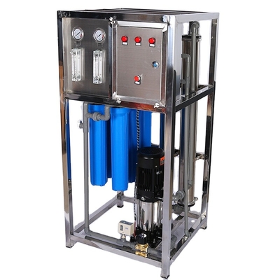 Hệ thống thẩm thấu ngược bằng thép không gỉ 500LPH để xử lý nước
