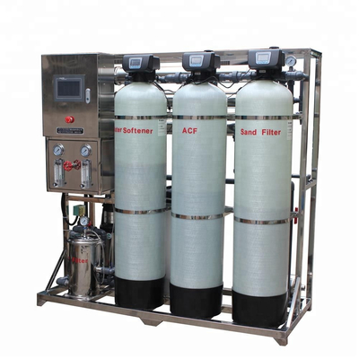 Xử lý nước Hệ thống thẩm thấu ngược 750L / H Loại bỏ 98% chất rắn hòa tan và muối