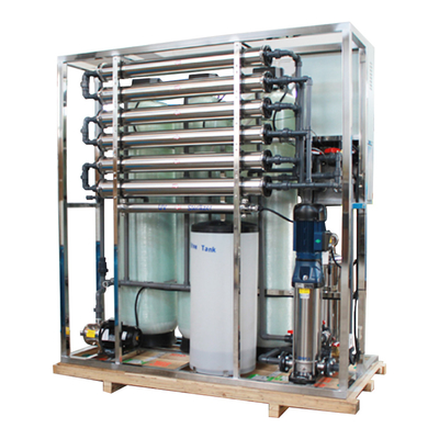 Hệ thống thẩm thấu ngược RO 2000L / giờ Loại bỏ 97% vi khuẩn muối cho nước tinh khiết