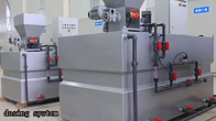 Máy định lượng polymer hóa học PAM PAC cho nhà máy xử lý nước thải