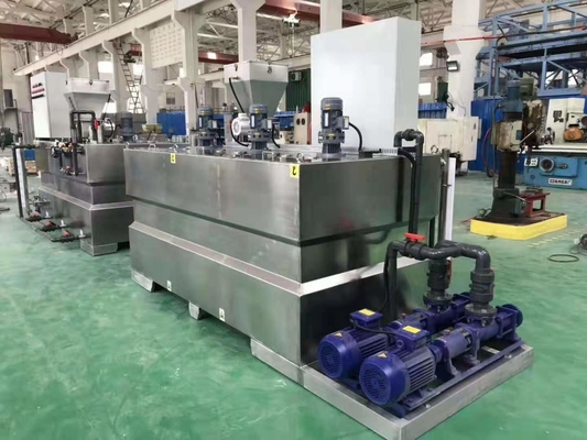 Thiết bị định lượng bột khô hóa chất tự động 5000L / H cho máy khử nước bùn