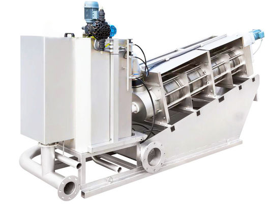 Máy khử nước bùn 316L DAF Máy ép trục vít Thiết bị khử nước bùn