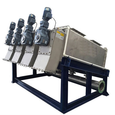 Máy khử nước bùn trục vít cho xử lý nước thải công nghiệp