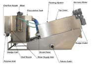 Máy khử nước bùn loại trục vít có hiệu lực cao để xử lý nước thải