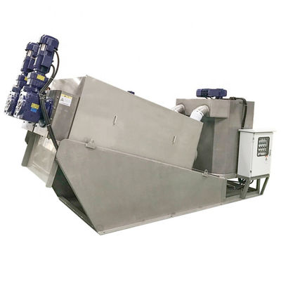 Máy ép bùn trục vít SS304 Hệ thống khử nước bùn 10-5000M3 / D