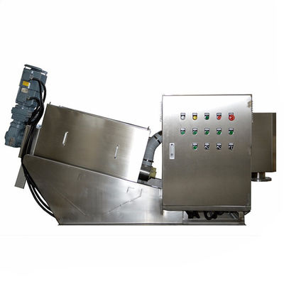 Máy ép bùn trục vít SS304 Hệ thống khử nước bùn 10-5000M3 / D