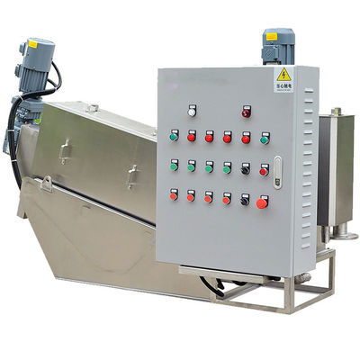 Máy ép bùn trục vít SS304 Hệ thống khử nước bùn 10-5000M3 / D