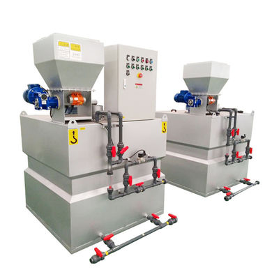 Hệ thống định lượng hóa chất PAM Thiết bị xử lý nước thải công nghiệp Điều khiển PLC