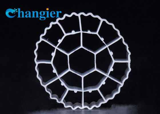 PE06 Φ25 * 10 Xử lý nước thải Phương tiện lọc nước MBBR bằng nhựa sinh học