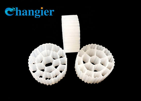 19 Lỗ 25 * 10mm Vật mang hiếu khí PE06 Mbbr