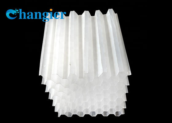 Tấm làm sạch ống lắng đọng ống Lamella hình lục giác 80mm