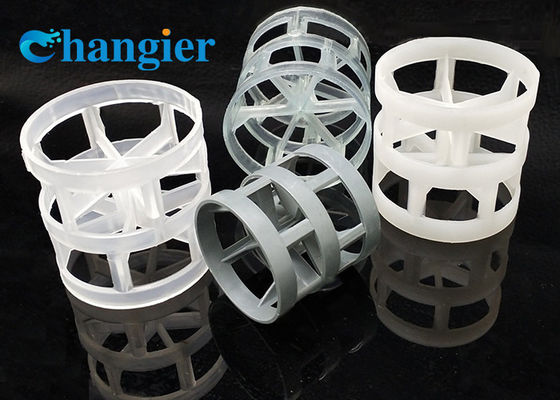 25mm 38mm 50mm Bao bì nhựa PP Pall Ring để đóng gói tháp